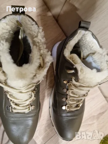 Български боти ест. кожа 38 номер, снимка 3 - Дамски боти - 47689017