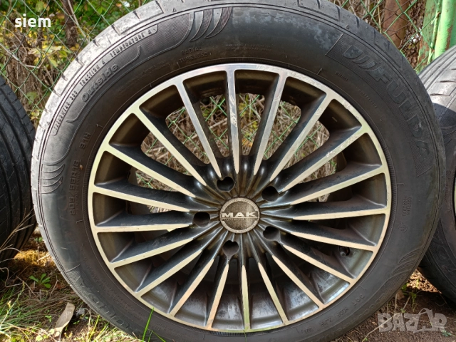 Алуминиеви джанти 16 " 5Х114.3  "Мак" с летни гуми , снимка 10 - Гуми и джанти - 52099624