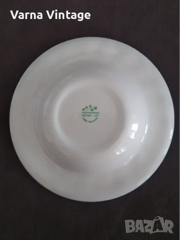 Колекционерска порцеланова чиния за карфици.Карта на Ирландия. Carrigdhoun Cork Ирландия. марк., снимка 3 - Колекции - 48136760