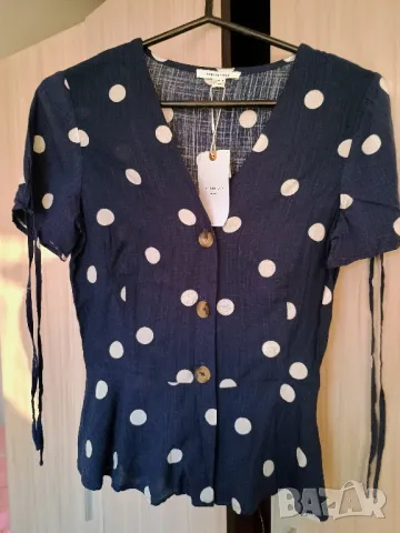 Модна лятна дамска блуза размер М, снимка 3 - Блузи с дълъг ръкав и пуловери - 49318512