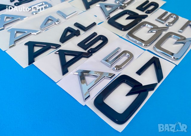 Audi надпис емблема, Ауди a3, A6, A4, A8, v8t, 3.0 tdi, букви,багажник, снимка 3 - Аксесоари и консумативи - 37131108