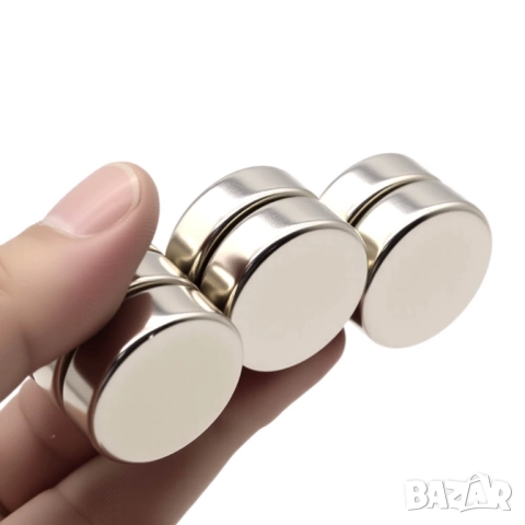 Кръгли неодимови магнити N52, снимка 2 - Други инструменти - 52886275