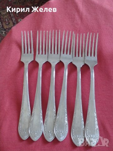 Лот 6 вилици стари от соца перфектно състояние за КОЛЕКЦИЯ ДЕКОРАЦИЯ БИТОВ КЪТ 42145
