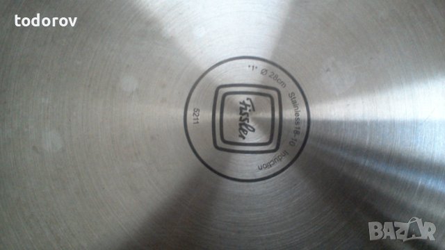 Тиган Fissler 28 см, снимка 3 - Прибори за хранене, готвене и сервиране - 41344344