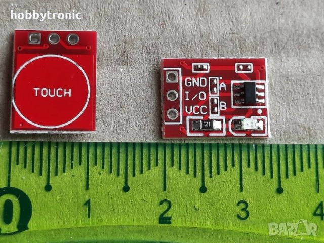 Сензорен бутон TTP223 Capacitive touch button 
