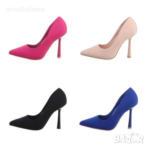 Дамски обувки на висок ток, 4цвята 