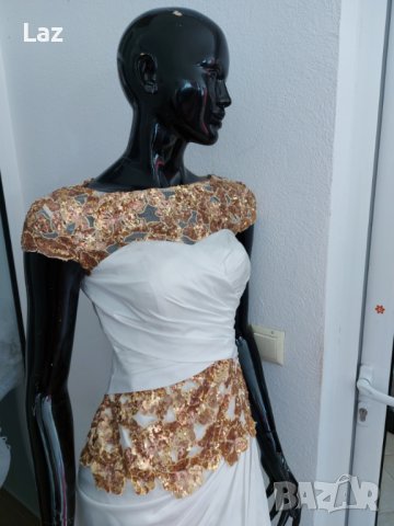 официална рокля за подписване или кръщене с пайети, снимка 5 - Рокли - 36954785