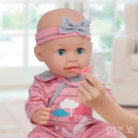 Комплект бебешкa куклa с 10 звука и полиморфен порт Bebe S_1188586, снимка 2 - Кукли - 48212378