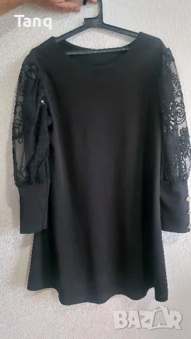 Черна официална рокля , снимка 2 - Рокли - 48464630