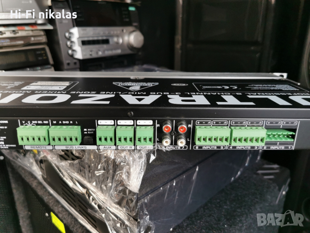 8 канален микрофонен миксер behringer ultrazone zmx8210, снимка 8 - Ресийвъри, усилватели, смесителни пултове - 44897037