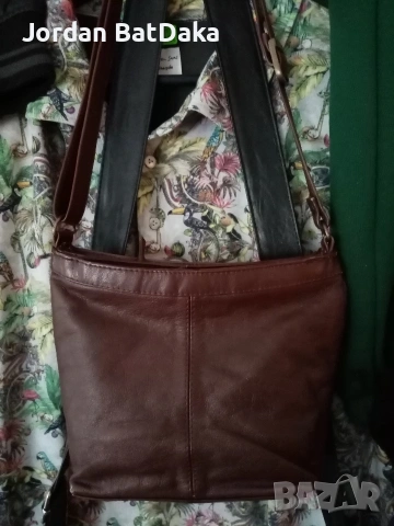 Дамска кожена чанта 22/18см, снимка 6 - Чанти - 53491348