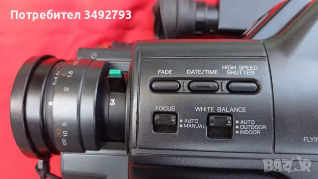 Видеокамера  Panasonic VHS-C NV-M400EN с касети, снимка 6 - Друга електроника - 47946957