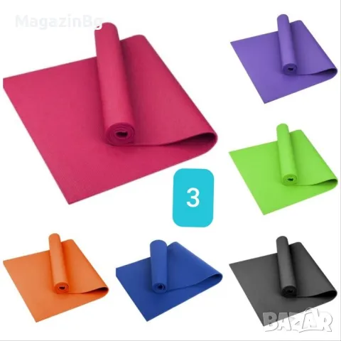 Постелка Йога Фитнес Гимнастика NBR TPE EVA postelka килимче подложка, снимка 4 - Други спортове - 50065910