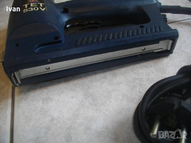 ЗА РЕМОНТ-ЗА ЧАСТИ-Top Craft TET530V-Електрически Такер-8-16мм-С РЕГУЛАЦИЯ, снимка 5 - Други инструменти - 33148721