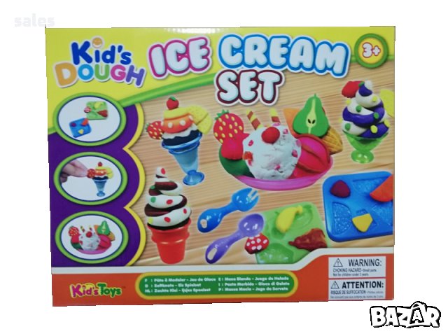 Комплект пластелин за сладолед