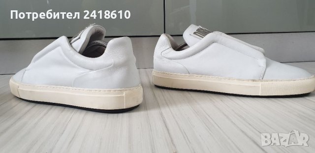 Dirk Bikkembergs Leather Sneakers Italy Mens Size 44/28см ОРИГИНАЛ! Естествена кожа! 2Броя, снимка 9 - Спортни обувки - 40486489