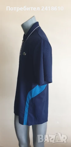 Lacoste Sport Pique  3/4 Zip Mens Size 6 - XL НОВО! ОРИГИНАЛ! Мъжка Тениска!, снимка 6 - Тениски - 50948615