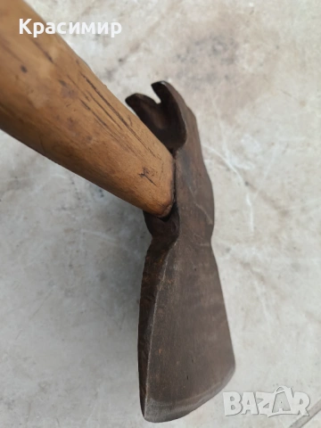  Стара брадва, топор, снимка 6 - Антикварни и старинни предмети - 53393969