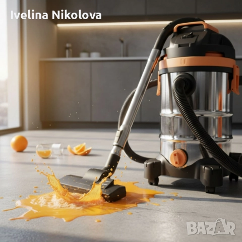 Stark’s IVC30 – Прахосмукачка 3 в 1 за сухо и мокро почистване с обдухване, 1500W и 30L резервоар, снимка 2 - Прахосмукачки - 52468094