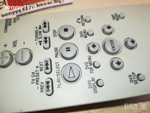 SONY RM-SS400 AUDIO REMOTE-ВНОС SWISS 2612231331, снимка 9 - Ресийвъри, усилватели, смесителни пултове - 43551329