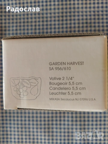 стар свещник MIKASA, снимка 9 - Декорация за дома - 50729784