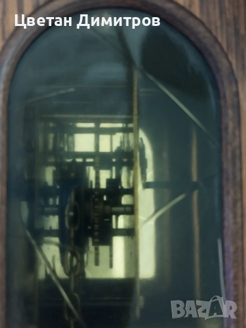 Антикварен стенен холандски часовник - Franz Hermle Атлас , снимка 10 - Стенни часовници - 52618158