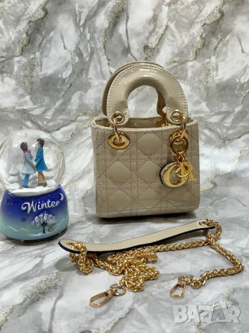 мини чанти christian dior 12х12см, снимка 2 - Чанти - 50776309