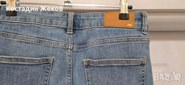 Дамски оригинални дънки. ZARA , снимка 4 - Дънки - 52501272