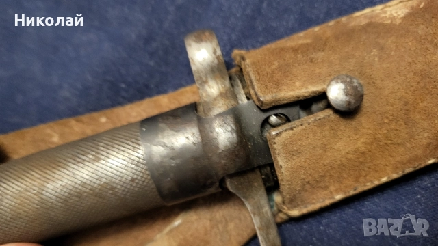 Щик Швеция маузер модел 1896 с лопус и заклюване, снимка 3 - Антикварни и старинни предмети - 52373221