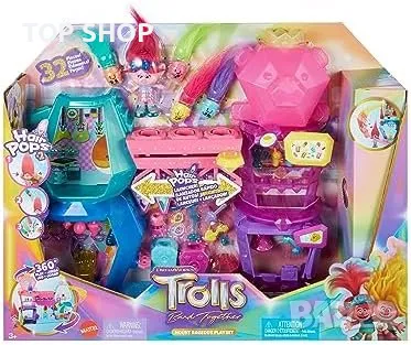 Нова DreamWorks Trolls Играчка с Кралица Попи + 25 Аксесоара, снимка 5 - Конструктори - 49956824