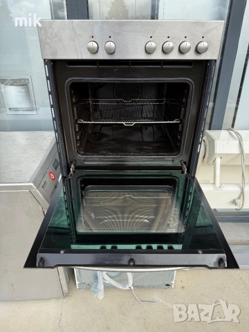 Фурна за вграждане Bosch Инокс с 4ка котлони, снимка 5 - Печки, фурни - 52560918
