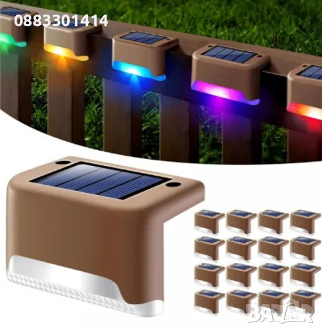 ПРОМО! 5 броя соларни лампи за стълби , снимка 4 - Соларни лампи - 49756079