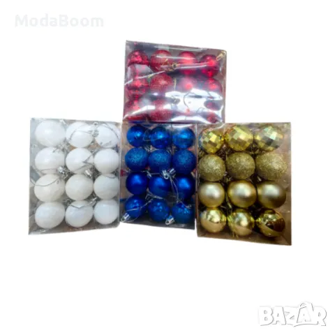 Комплект от орнаменти за елха - декорация за Коледа и Нова година, снимка 3 - Други стоки за дома - 48056735