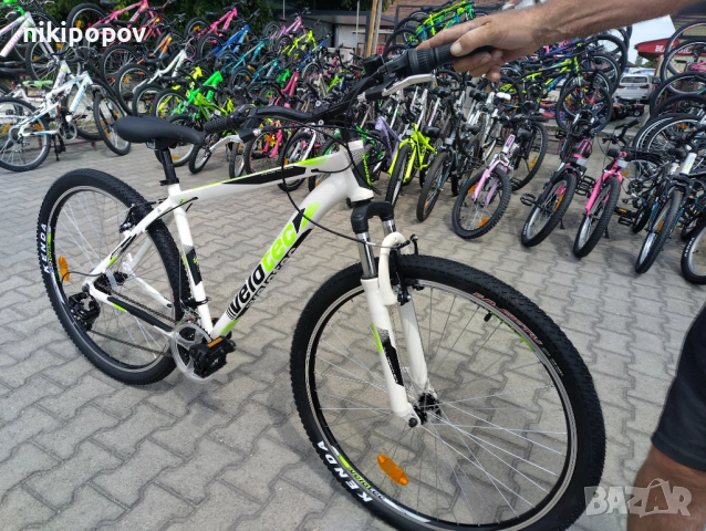 SPRINT Алуминиев велосипед 29" Velotec PRO бял/зелен, снимка 4 - Велосипеди - 53563818