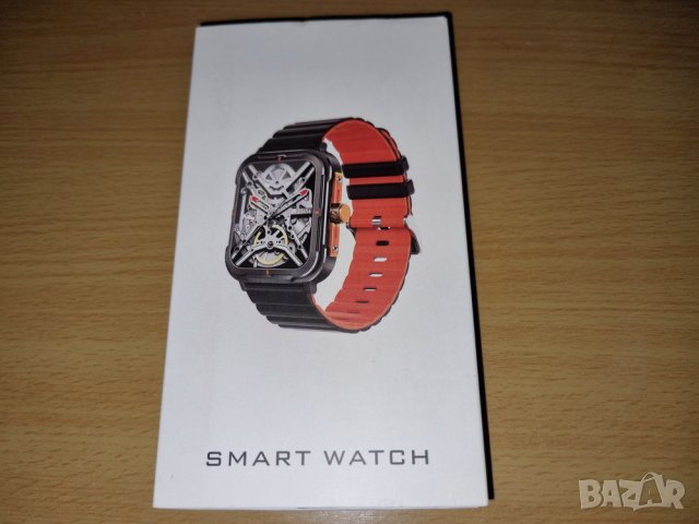 Смарт часовник BP02 / черен-оранжев, снимка 3 - Смарт часовници - 43669517