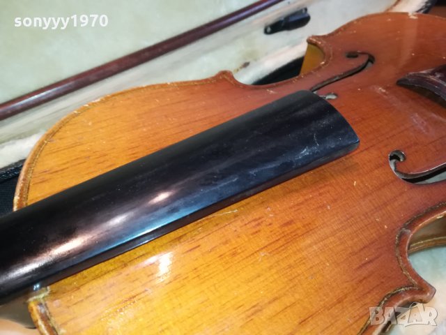 цигулка с лък и куфар-внос англия 0102221909, снимка 9 - Струнни инструменти - 35638839