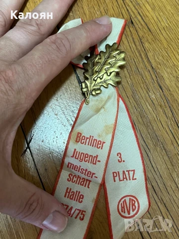 Значка за 3-то място немска , снимка 5 - Колекции - 50569906
