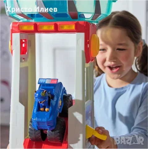 Paw Patrol Голяма кула База с лупинг светлини и звуци 106см Пес Патрул, снимка 6 - Коли, камиони, мотори, писти - 48203788