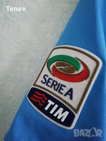 Napoli Hamsik оригинална шампионска мачова тениска фланелка Наполи екип Хамшик Macron, снимка 6 - Тениски - 48645573