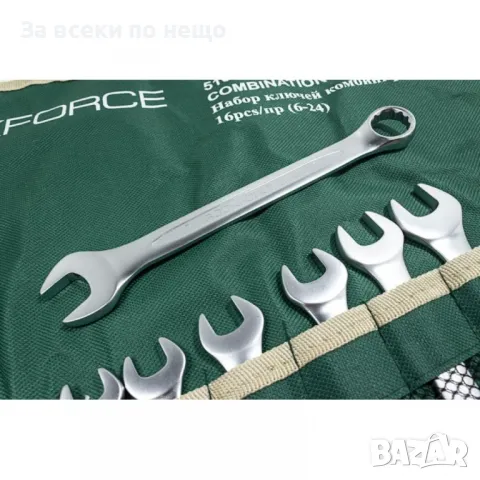 Комплект звездогаечни ключове 6 - 24 мм 16 части RockForce, снимка 3 - Други инструменти - 50359597