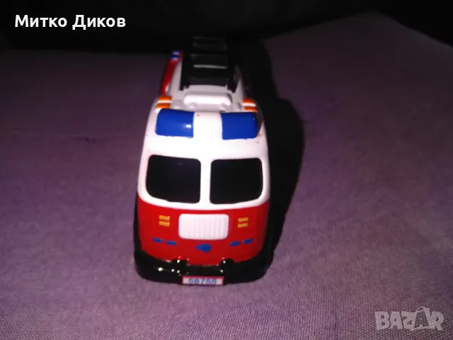 Колекционерска количка Firebrigade Car - Imaginarium COMIC-CARS – Circle Toys метална Испания
