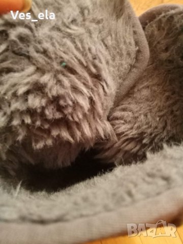 Hush Puppies сиви велурени топли ботуши  размер 39, снимка 7 - Дамски ботуши - 27239089