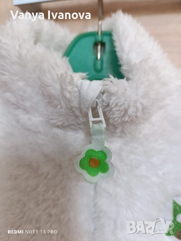 Пухкаво яке/ суитчер с бухалче 86 размер, снимка 4 - Детски анцузи и суичери - 52016835