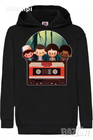 Детски Суитчър/Суитшърт Stranger Things 04,Игра,Подарък,Изненада,Забавление,Рожден Ден