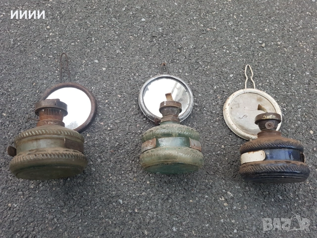 Газена лампа фенер 3 бр, снимка 2 - Антикварни и старинни предмети - 53136271