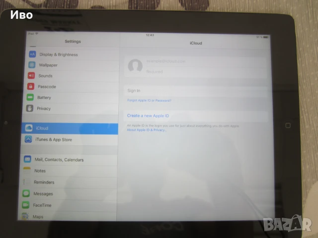 Apple iPad Wi-Fi 3rd Gen 16GB черен MC705KN А1416, снимка 4 - Таблети - 50672759
