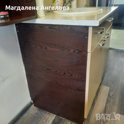 Дървен шкаф - горна и долна част+етажерка, снимка 11 - Шкафове - 51890196