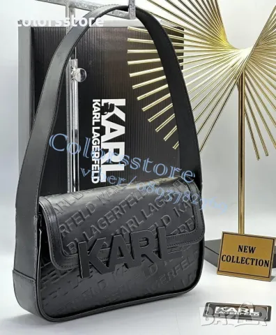 Черна чанта Karl Lagerfeld код VK-P113