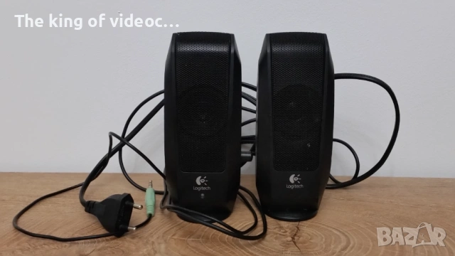 PC колонки Logitech с буска за слушалки 