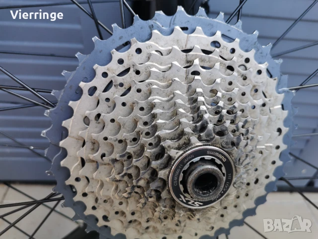 Комплект гравел капли с гуми, дискове и касета, снимка 5 - Части за велосипеди - 51046481